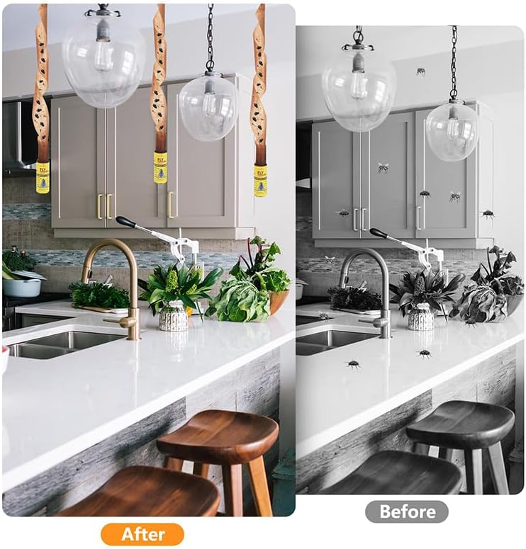 شريط مصيدة ذباب لاصقة – طارد حشرات آمن وفعّال  نظافة بلا مبيدات، وراحة بلا ضوضاء