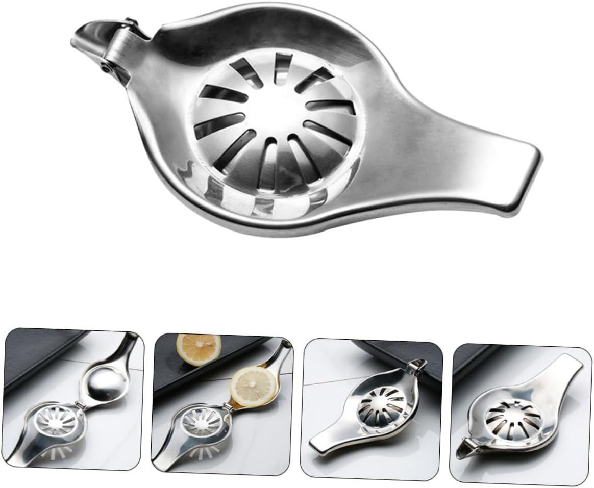 🍋 عصارة ليمون يدوية من الفولاذ المقاوم للصدأ  عصير نقي… بلمسة عملية وأناقة معدنية