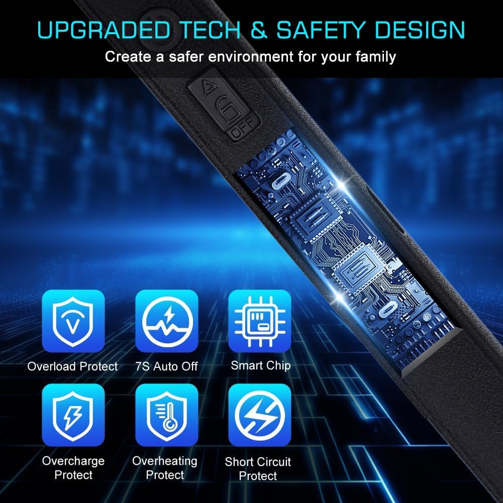 ولاعة كهربائية قابلة لإعادة الشحن بمنفذ USB من النوع C، مزودة بشاشة LED لعرض مستوى البطارية، ومفتاح أمان، تعمل بتقنية البلازما بدون لهب، ومقاومة للرياح، مثالية للطهي والشواء والألعاب النارية، هدية رائعة للنساء والرجال والأمهات والزوجات