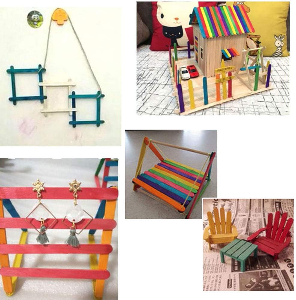 عيدان خشبية ملونة لفن الأطفال عدد 60