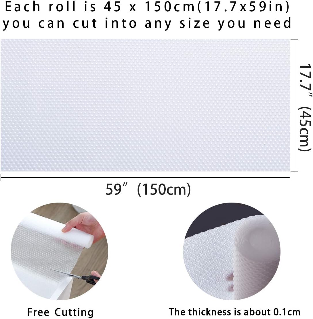 حصيرة غير قابلة للانزلاق - متينة، متعددة الألوان، متعددة الاستخدامات، 90 سم × 45 سم