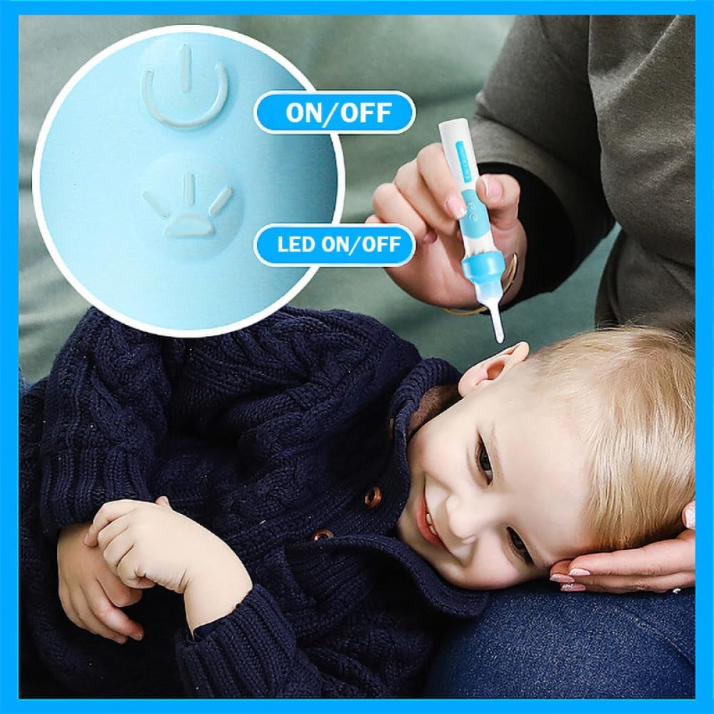 👂 مجموعة تنظيف شمع الأذن للأطفال – تنظيف آمن وذكي بخصم 50٪!