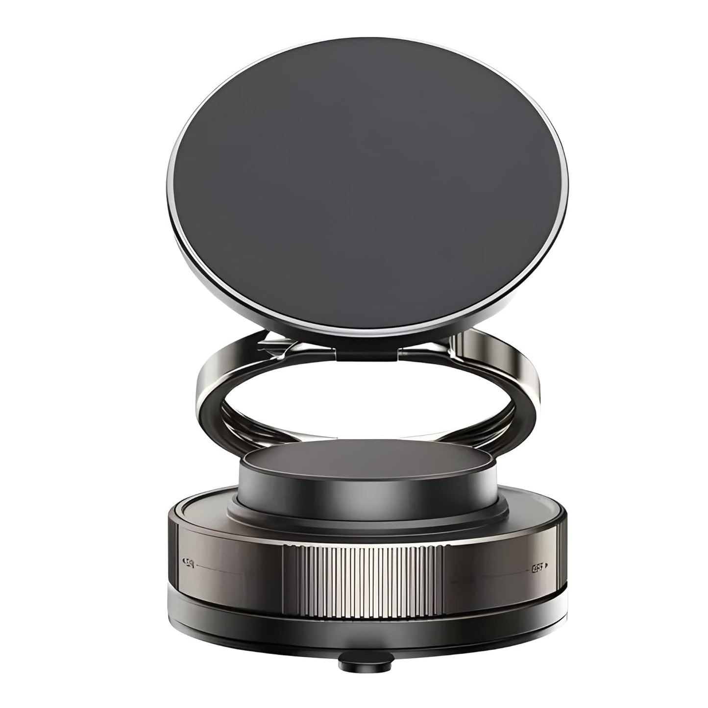 حامل هاتف مغناطيسي بزاوية دوران 360° – قاعدة شفط قوية وذراع قابل للتمديد