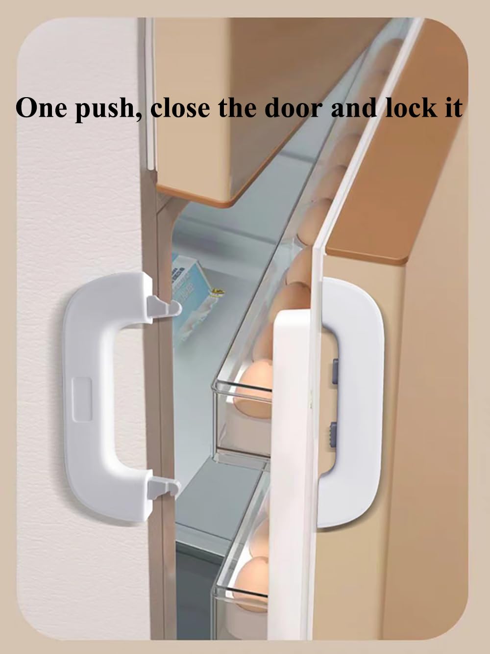 قفل أمان للأطفال – لحماية الثلاجة والخزائن والأجهزة المنزلية