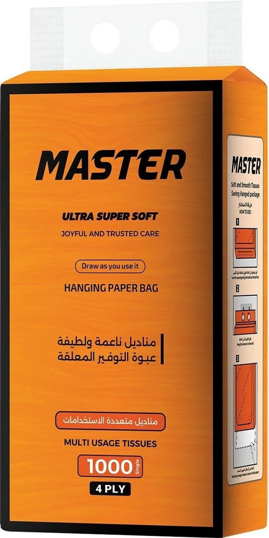 مناديل ناعمة – عبوة التوفير المعلقة (1000 × 3 طبقات)