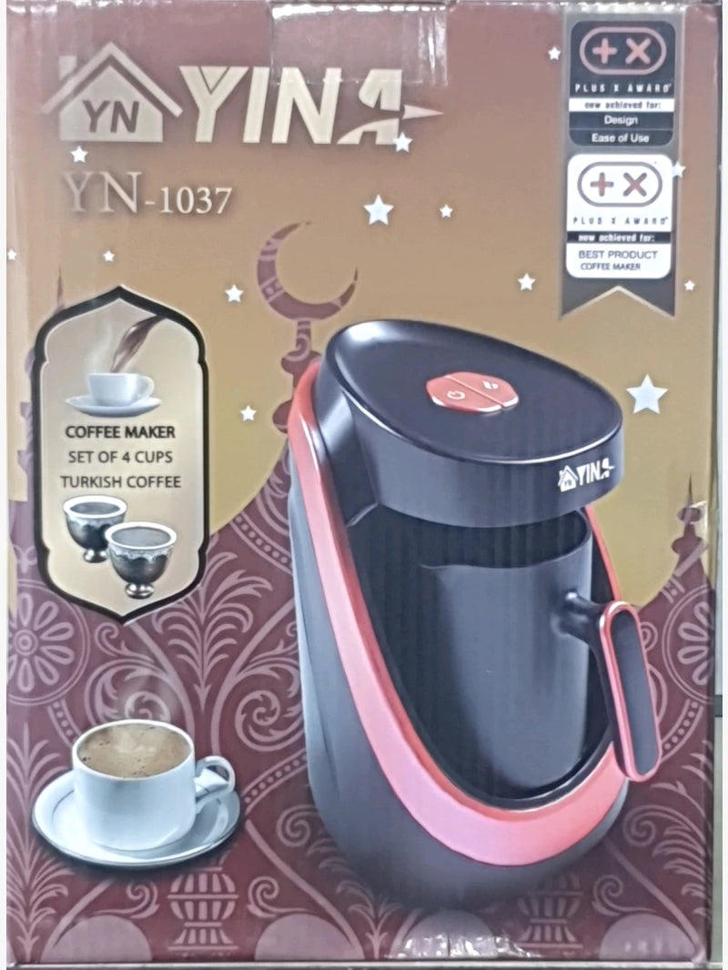 ماكينة صنع القهوة التركية Yina YN-1037 بتصميم عصري ووظائف متعددة لعشاق القهوة التقليدية