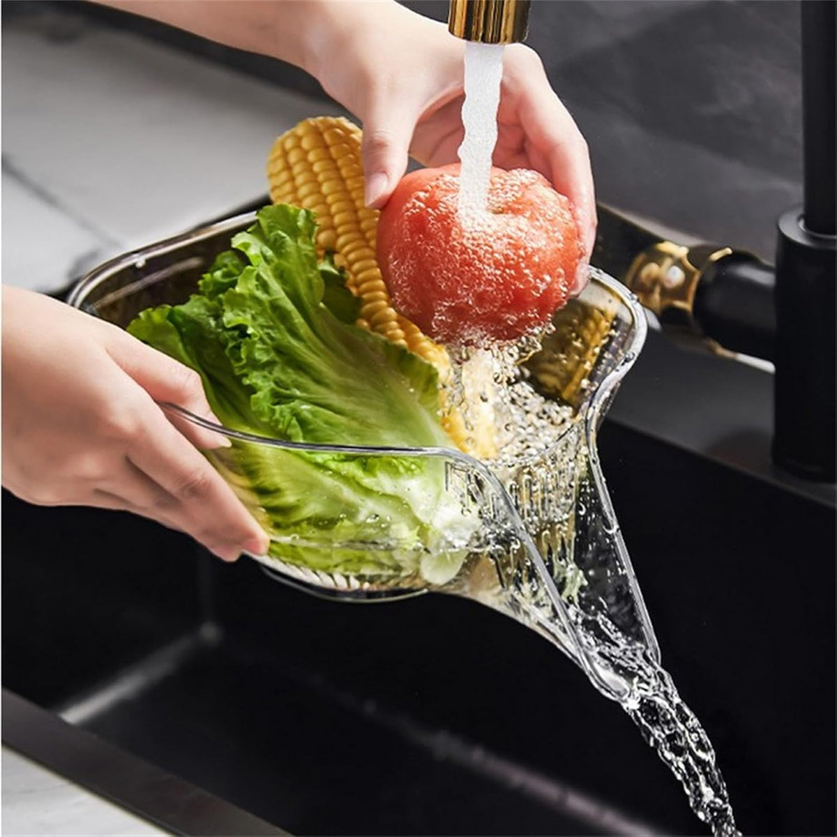 Acrylic food strainer