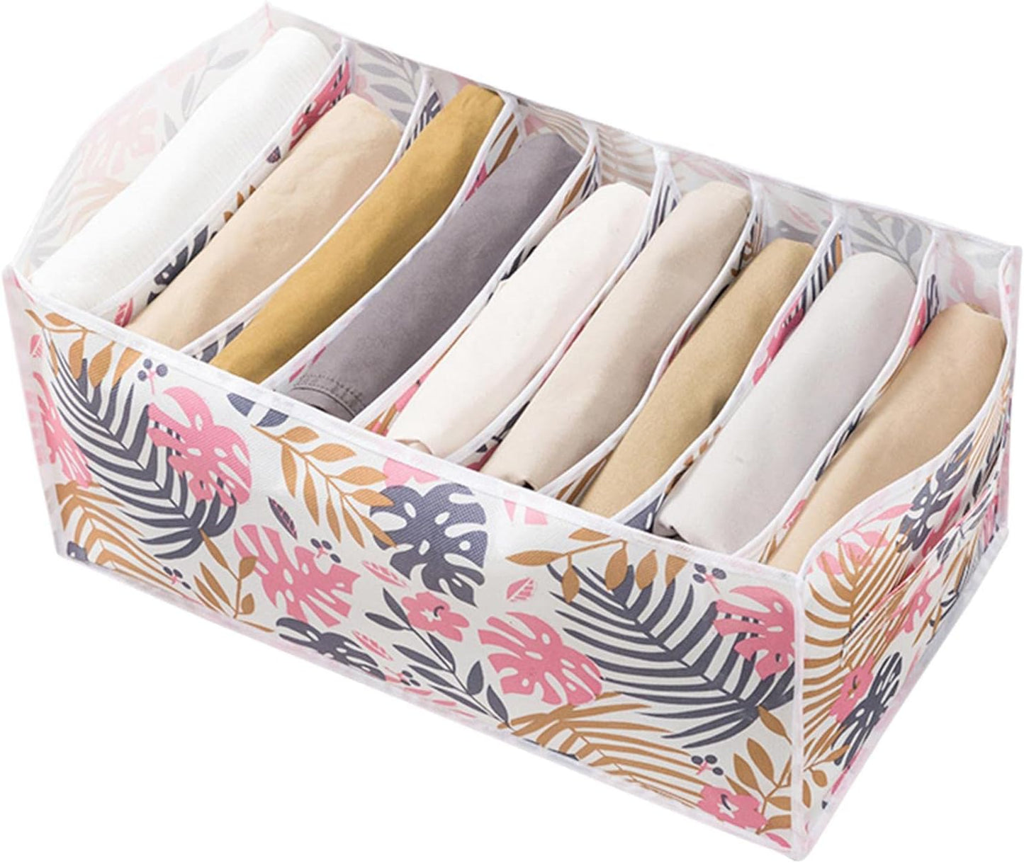 منظم صندوق ملابس داخلية 7 قواطع 36×17×12 سم - وداعًا لفوضى الخزانة!