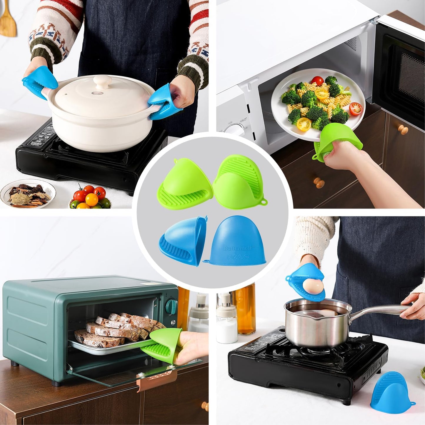Heat-resistant silicone pot holder - 1 piece