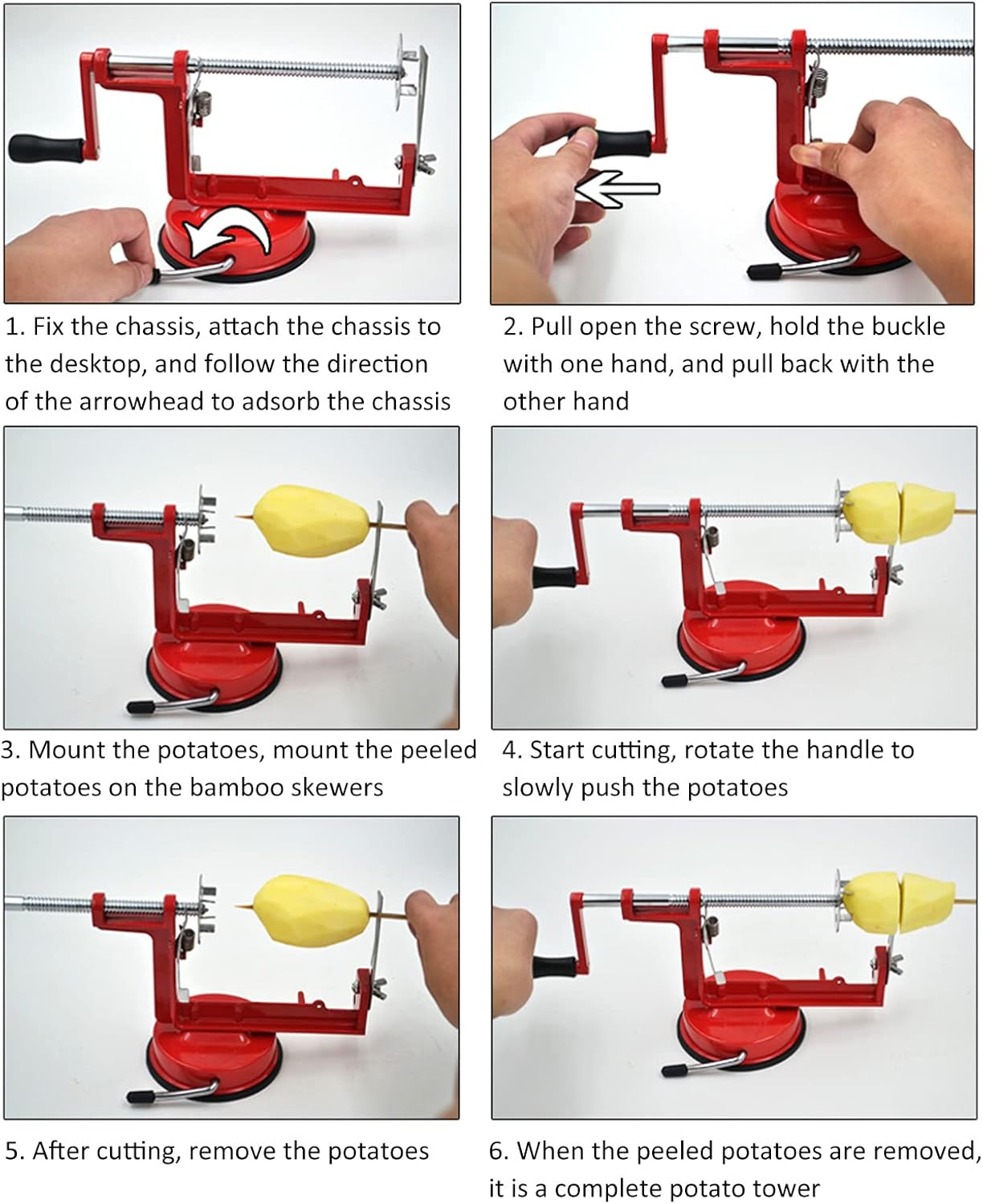 قطاعة البطاطس الحلزونية