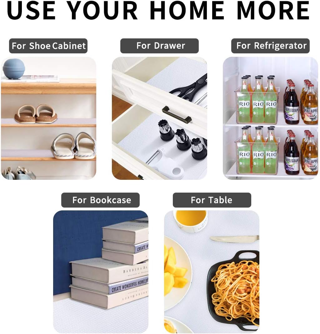 حصيرة غير قابلة للانزلاق - متينة، متعددة الألوان، متعددة الاستخدامات، 90 سم × 45 سم