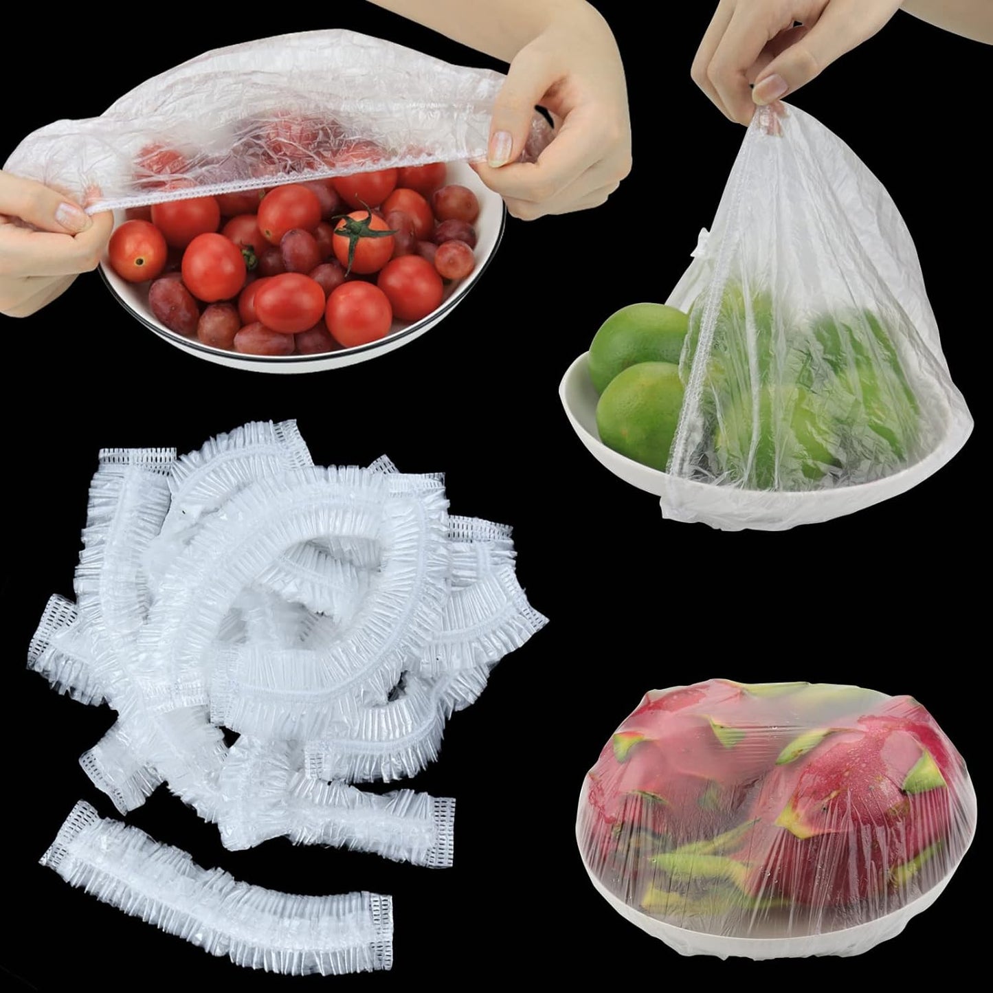 Plates packaging bags, 23 cm, 200 count