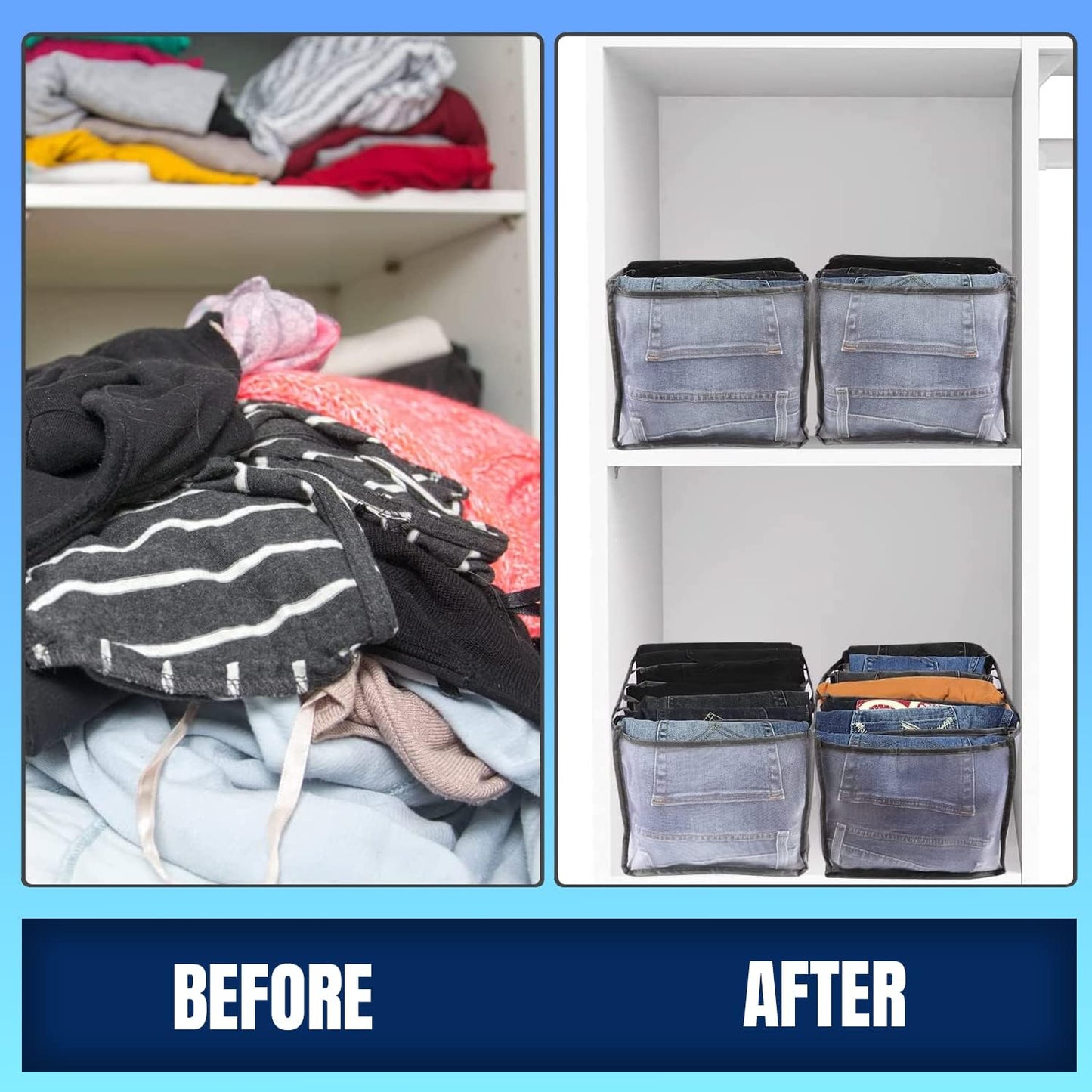 Drawer Organizer, 7 Compartments - 36x23x17cm