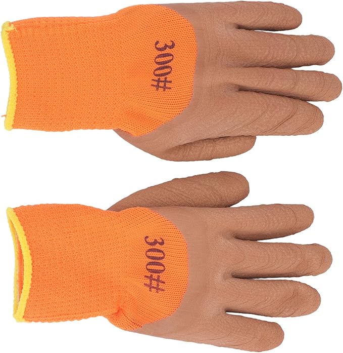 زوج من قفازات العمل الشتوية، قفازات معزولة حراريًا مقاومة للماء للرجال والنساء