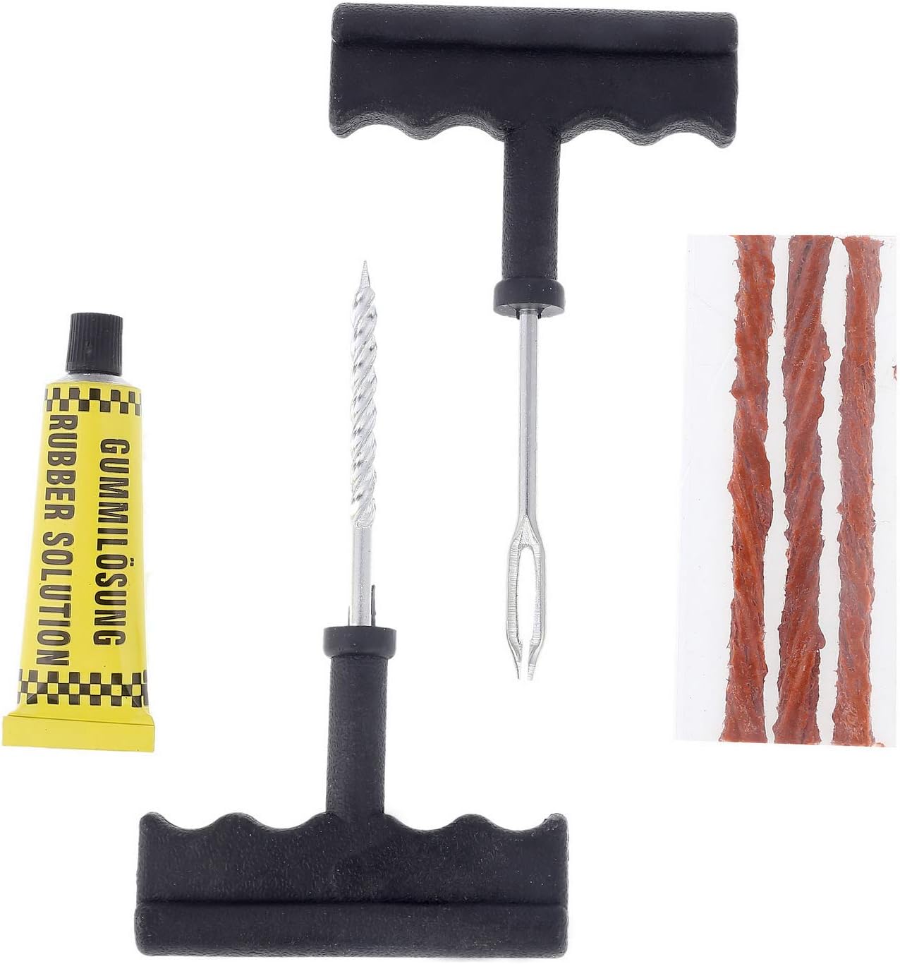 مجموعة أدوات إصلاح الإطارات 6 قطع – حل سريع وفعال لإصلاح إطارات سيارتك!