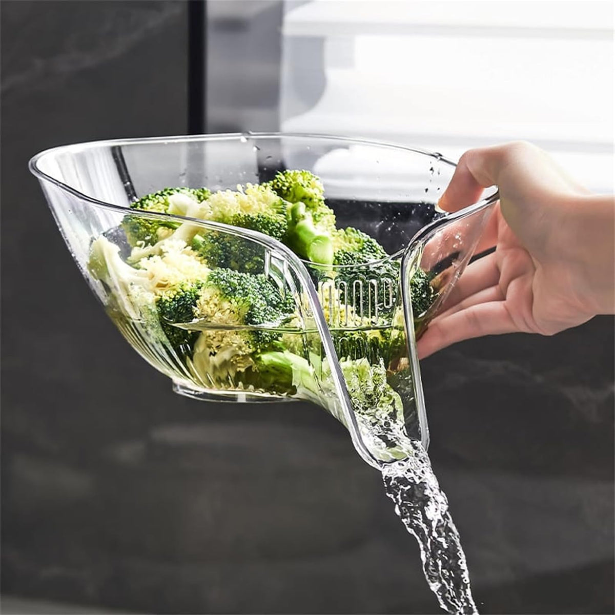 Acrylic food strainer