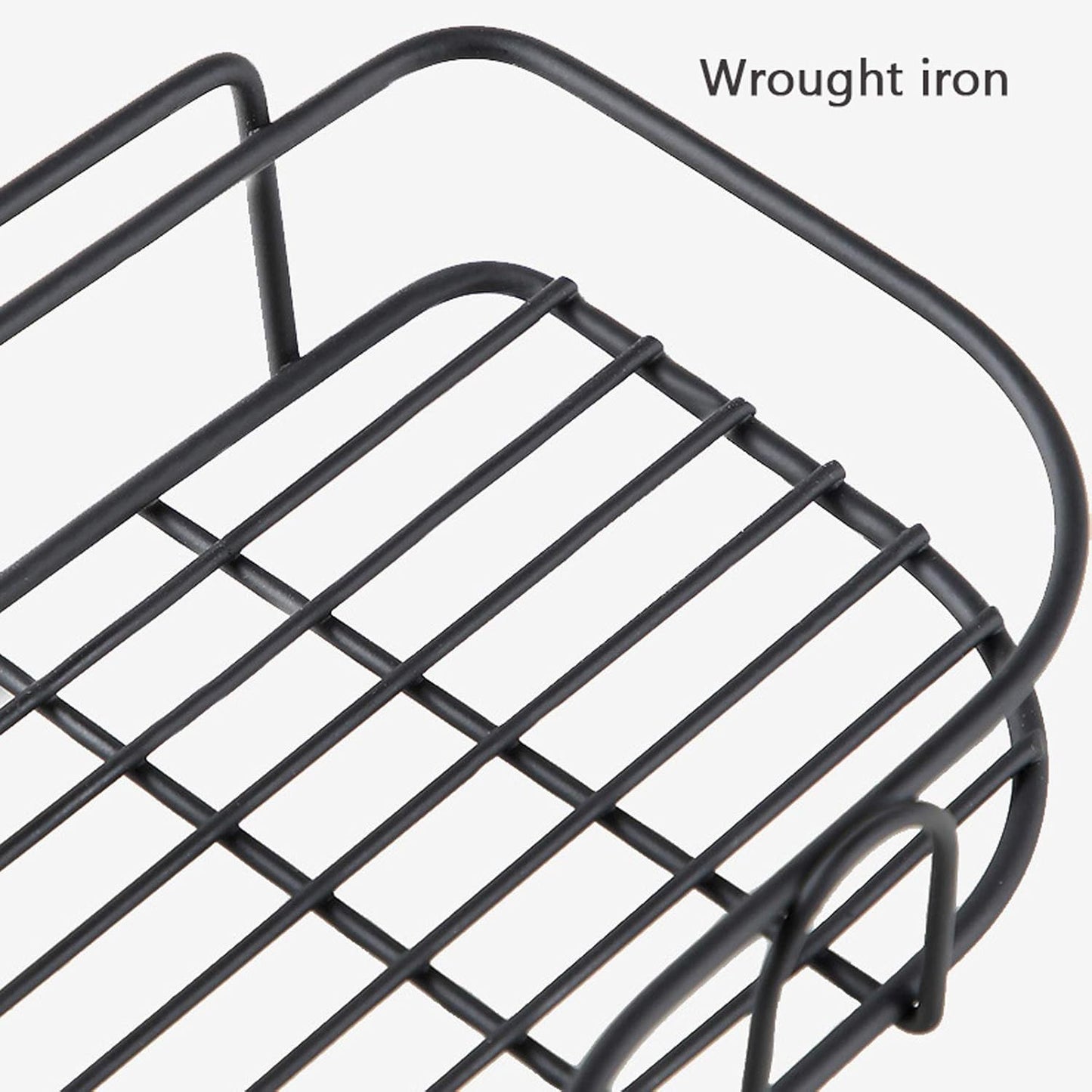 رف زاوية معدن لاصق للاستحمام - وداعًا لفوضى الحمام!