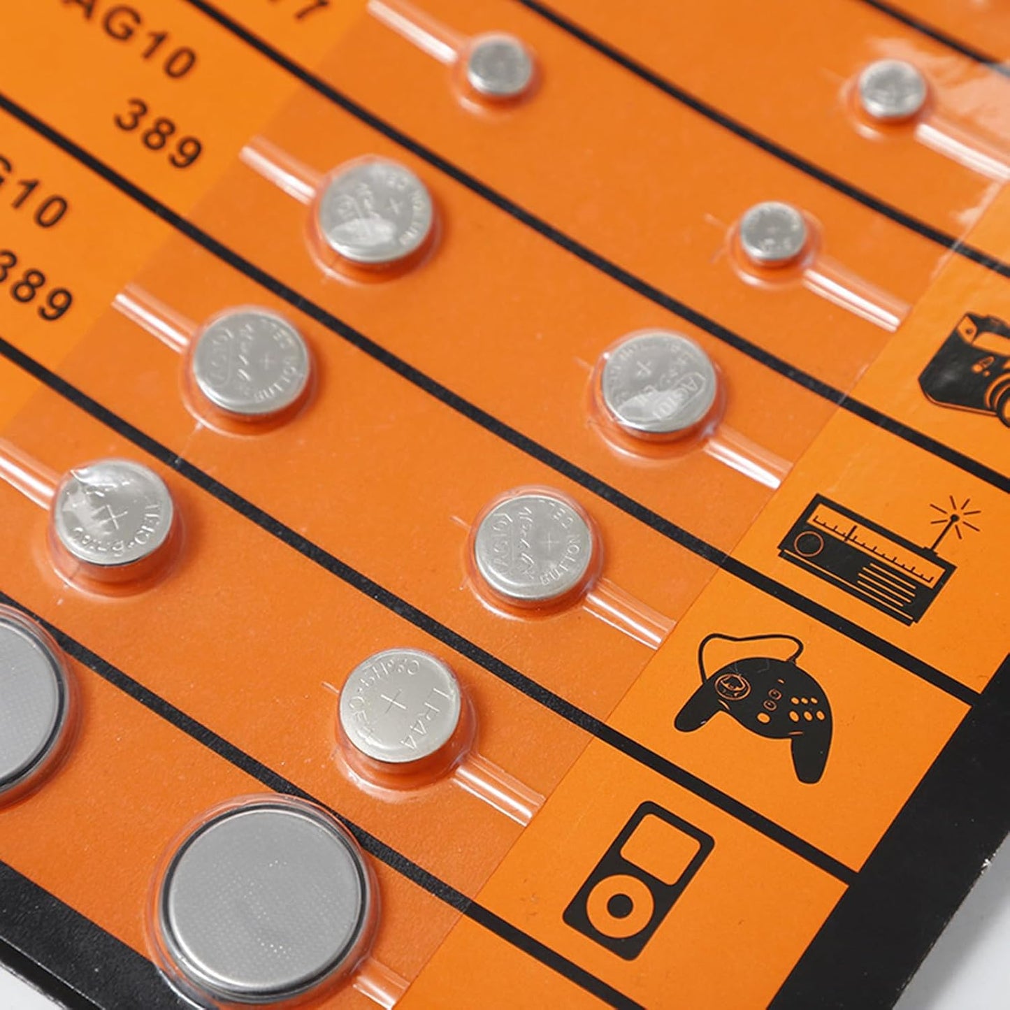 18 قطعة من بطاريات قلوية عالية الطاقة متنوعة AG1/LR621 AG3/LR41 AG4/LR626 AG10/LR1130 AG13/LR44