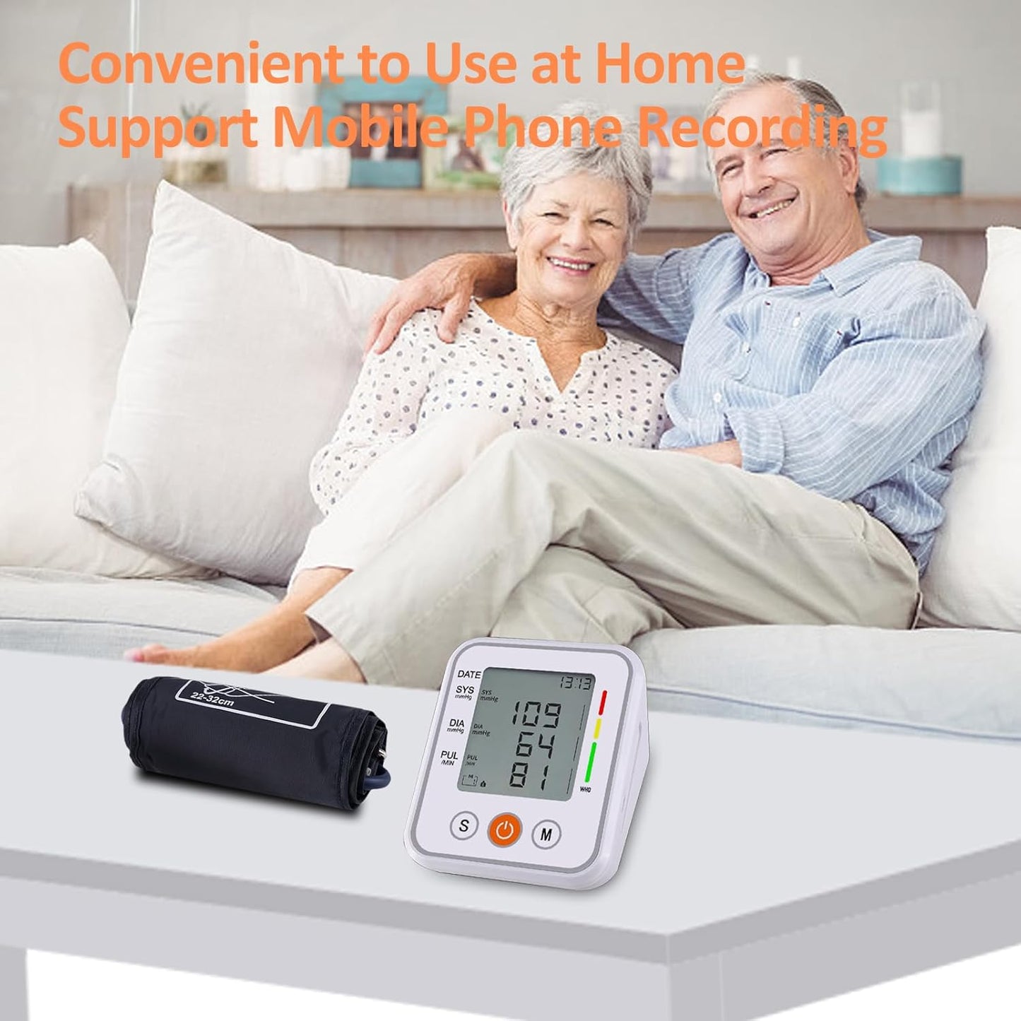 جهاز قياس ضغط الدم الإلكتروني الناطق الأوتوماتيكي بالكامل على شكل ذراع يعمل بالكهرباء او البطاريات