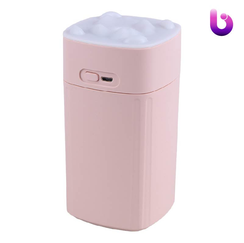 مبخرة الكترونية جهاز ترطيب وتبخير أسطواني الشكل – يعمل بمنفذ USB (350 مل)