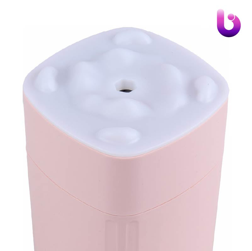 مبخرة الكترونية جهاز ترطيب وتبخير أسطواني الشكل – يعمل بمنفذ USB (350 مل)