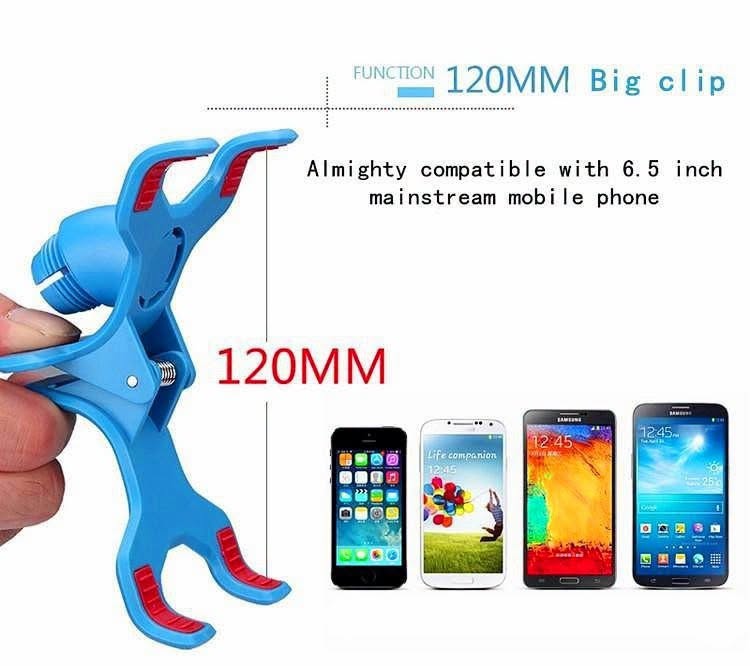 Flexible phone stand for car or home