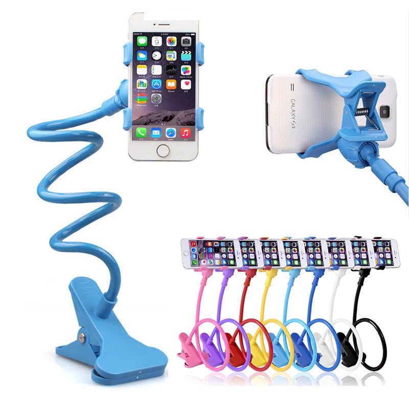 Flexible phone stand for car or home