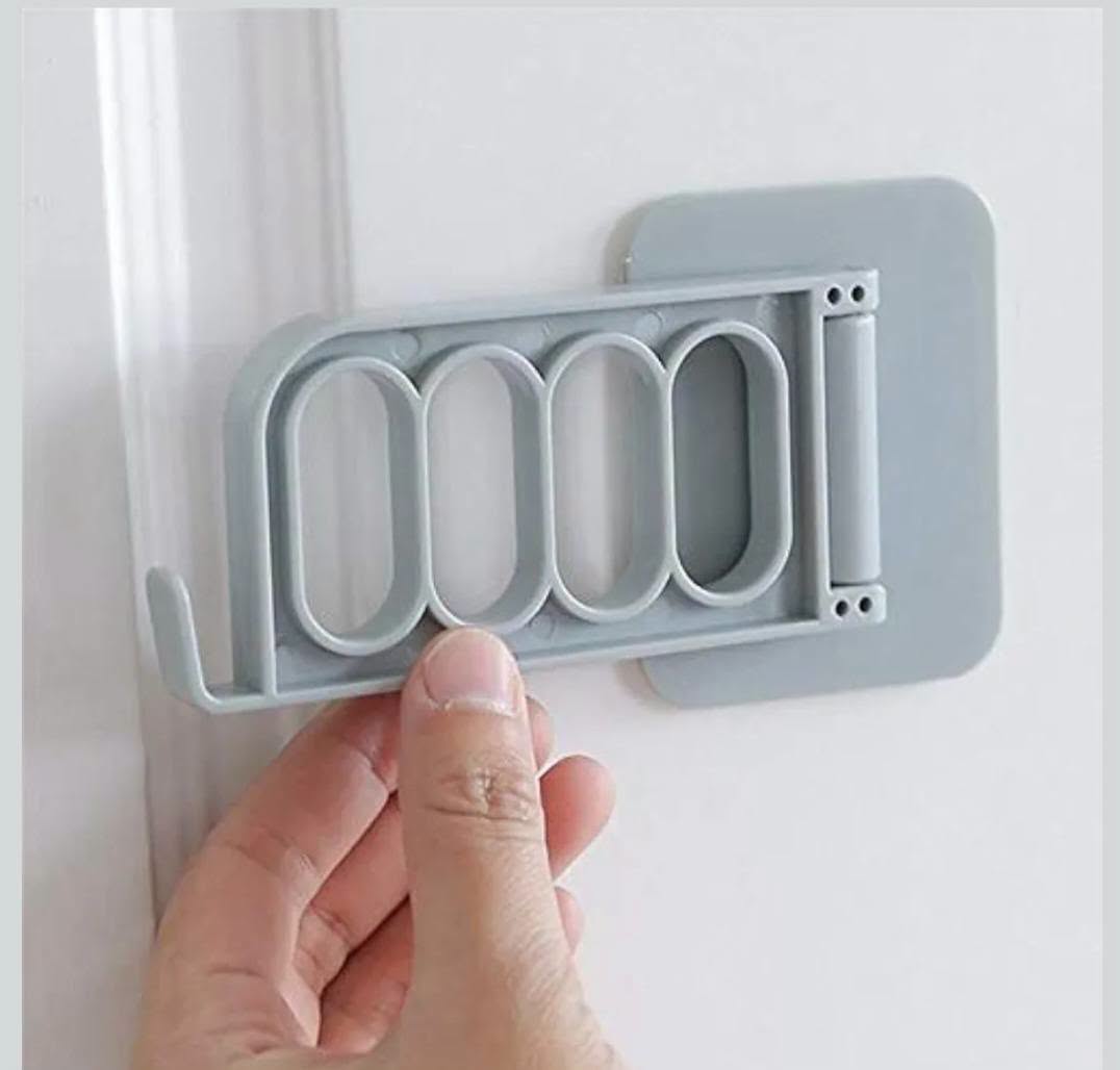 Double-sided adhesive wall-mounted clothes hanger, for organizing bedrooms and saving space, multi-purpose, for home hanging
