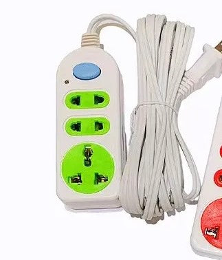 1.5m power strip with three outlets