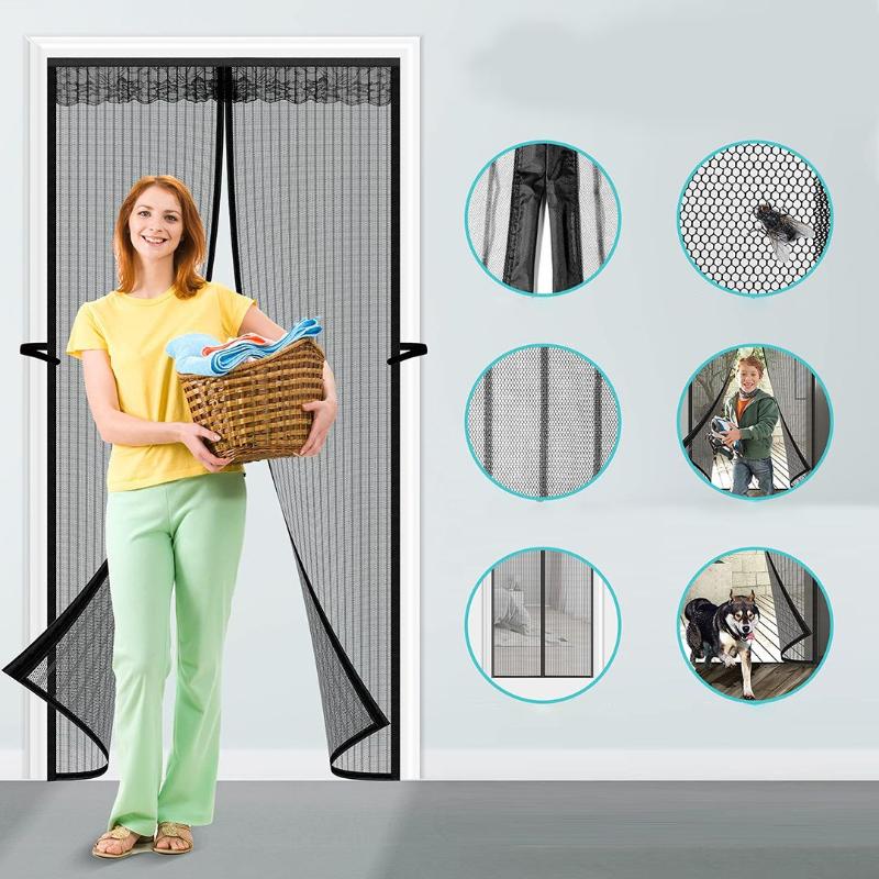 Magnetic screen door