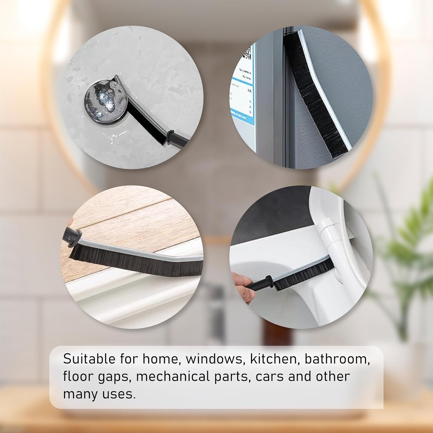 فرشاة تنظيف الشقوق ذات الشعيرات الصلبة