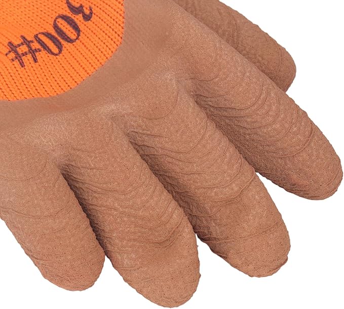 زوج من قفازات العمل الشتوية، قفازات معزولة حراريًا مقاومة للماء للرجال والنساء