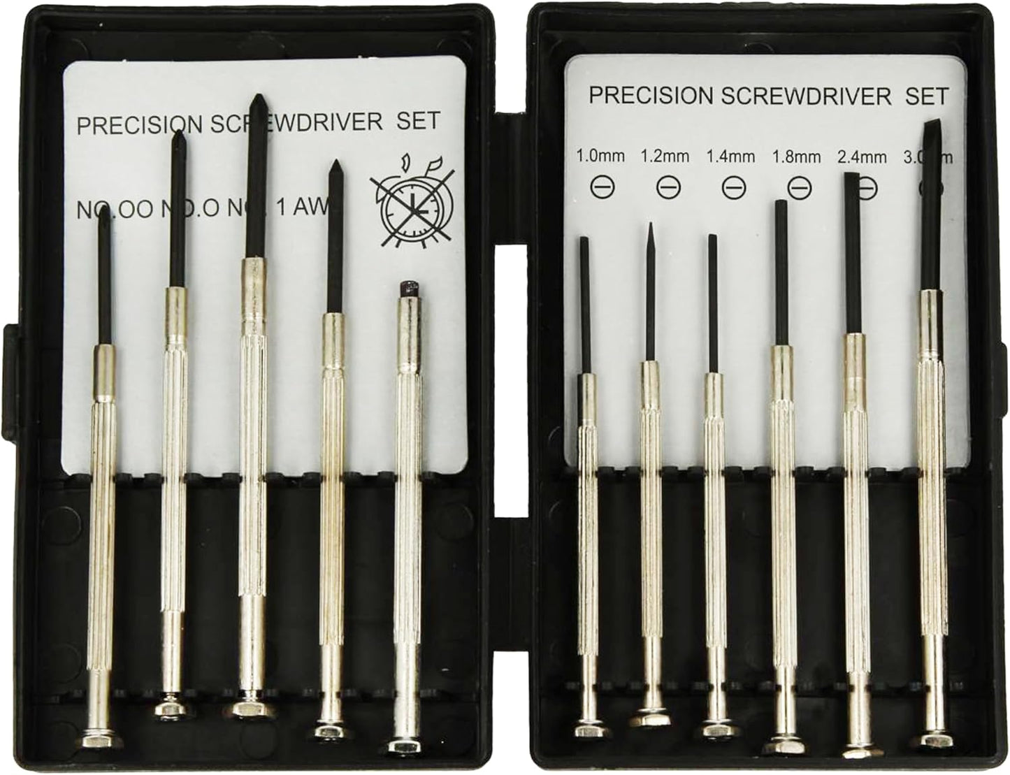 طقم مفكات براغي دقيقة مكون من 11 قطعة