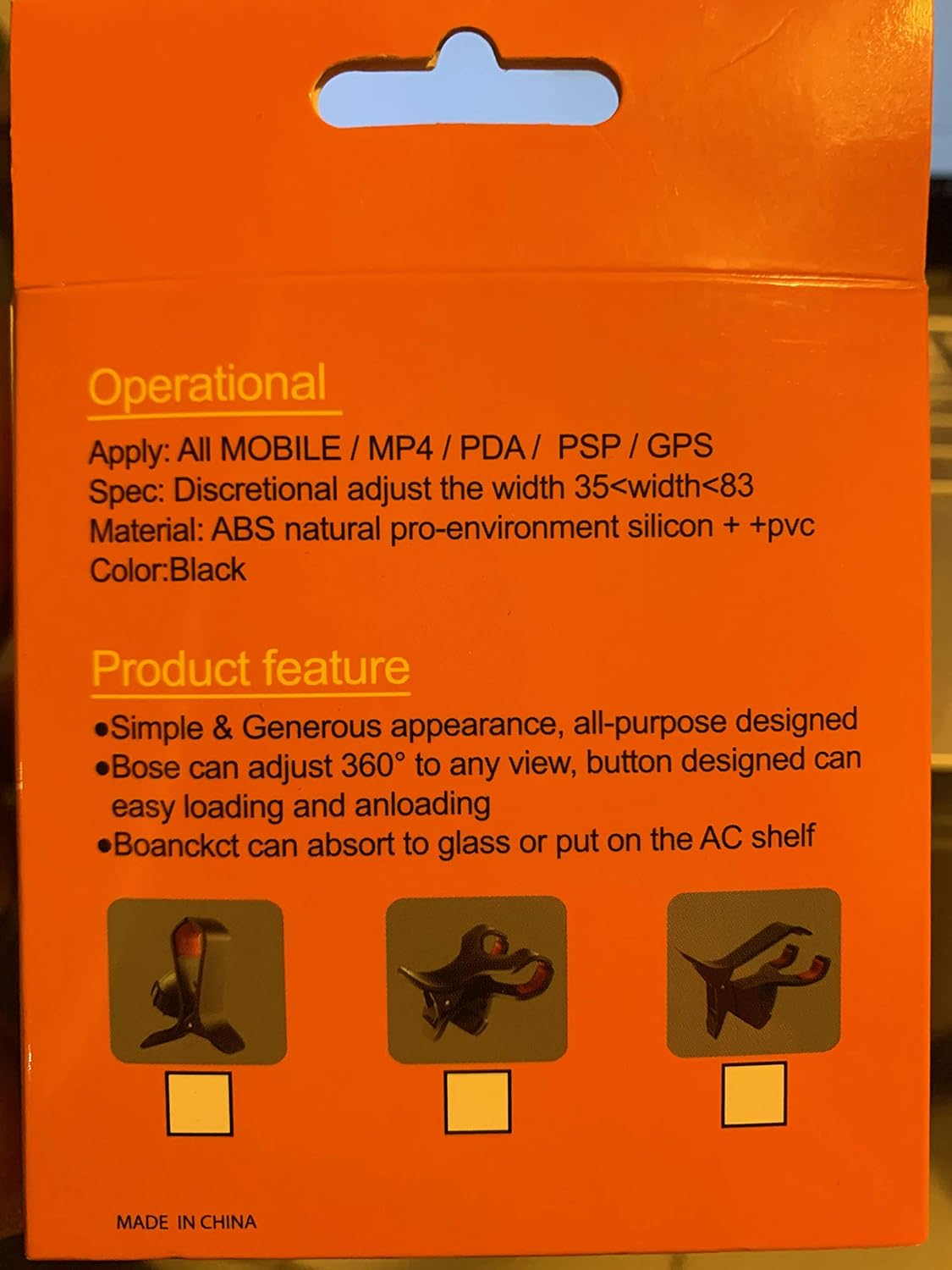 حامل هاتف للسيارة بذراع قابل للتمديد – قيادة آمنة ورؤية واضحة!