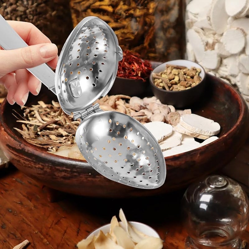 Stainless Steel Coffee Tea Strainer Safe and Easy to Clean Silver Mesh Spoon Home Accessories Durable Loose Leaf Tea Strainer