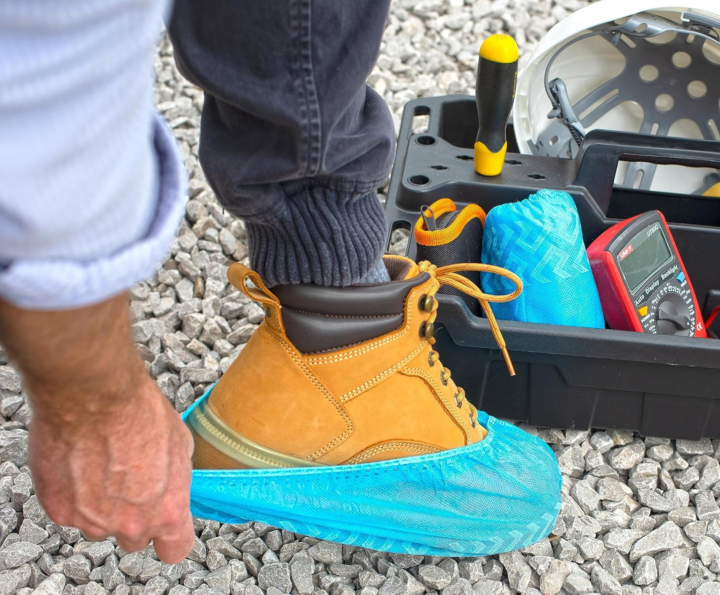 أكياس أحذية بلاستيكية سميكة - حماية نظيفة ومتينة لأحذيتك!