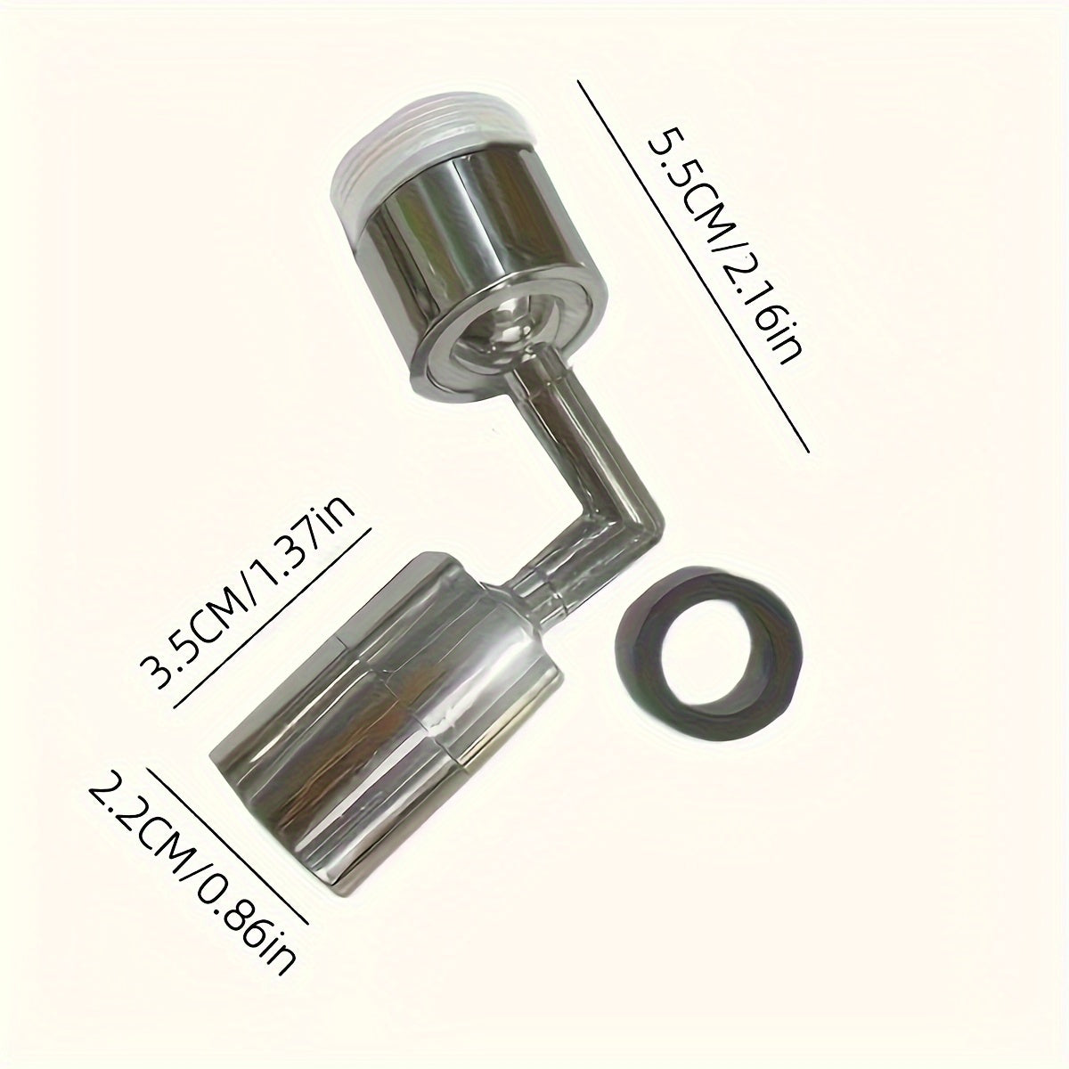 صنبور ممتاز مقاوم للرذاذ يدور بزاوية 720 درجة لأحواض المطبخ والحمام