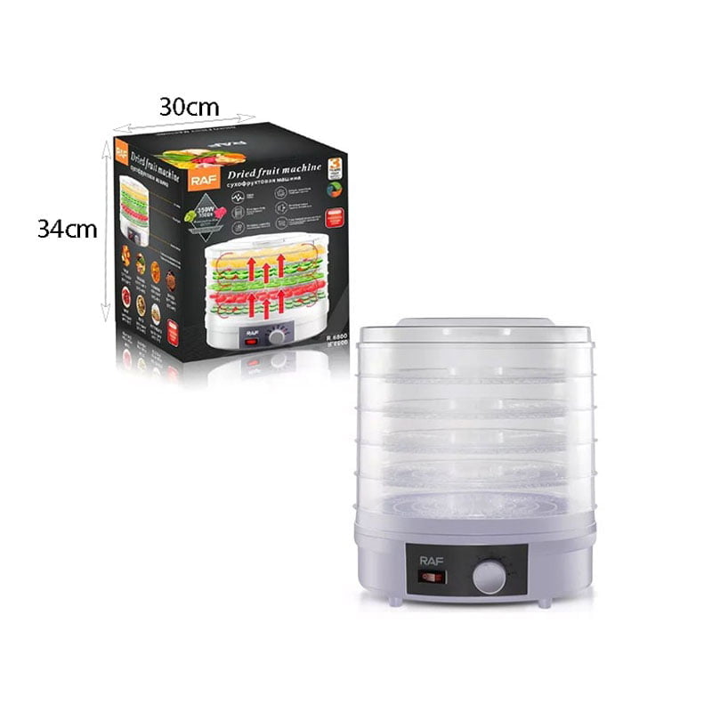 RAF R.6800 – آلة تجفيف الفواكه متعددة الطبقات بتحكم حراري ذكي وسعة متزايدة