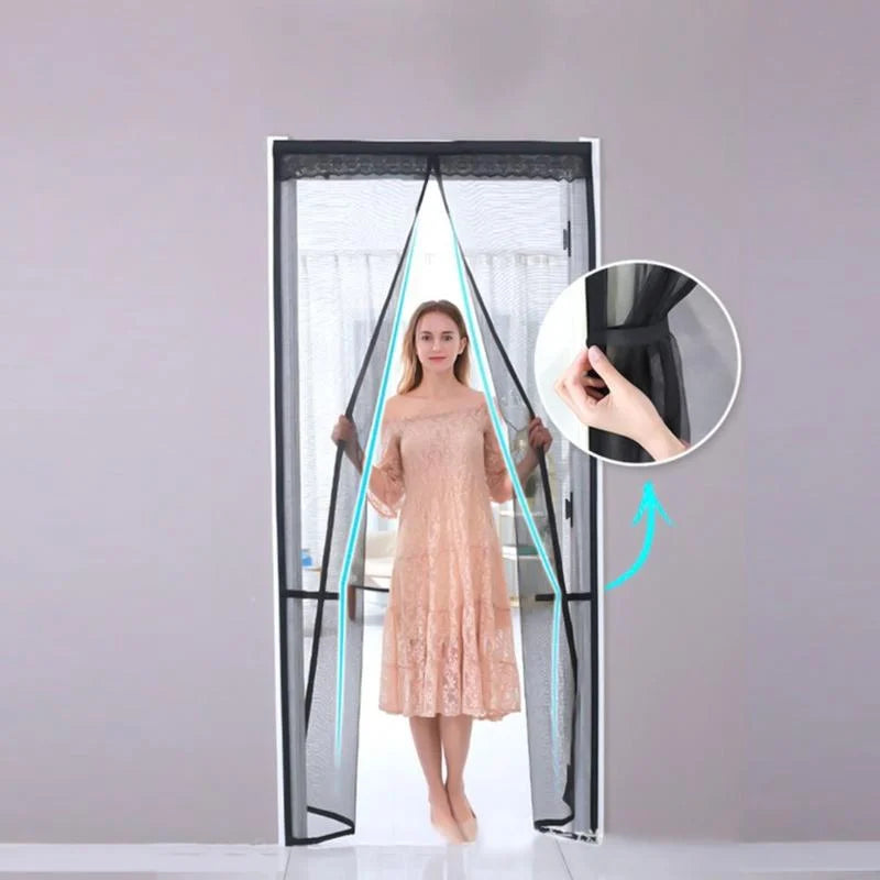 Magnetic screen door