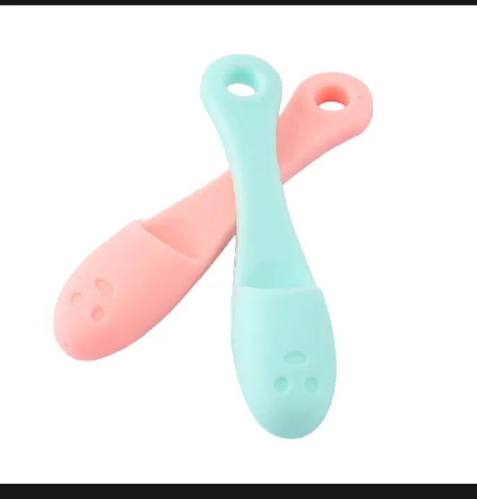 مجموعة فرشاة تنظيف الوجه بالسيليكون + فرشاة تقشير الشفاه – 2 في 1