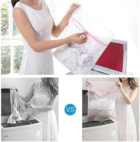 Bag for washing small items in the washing machine
