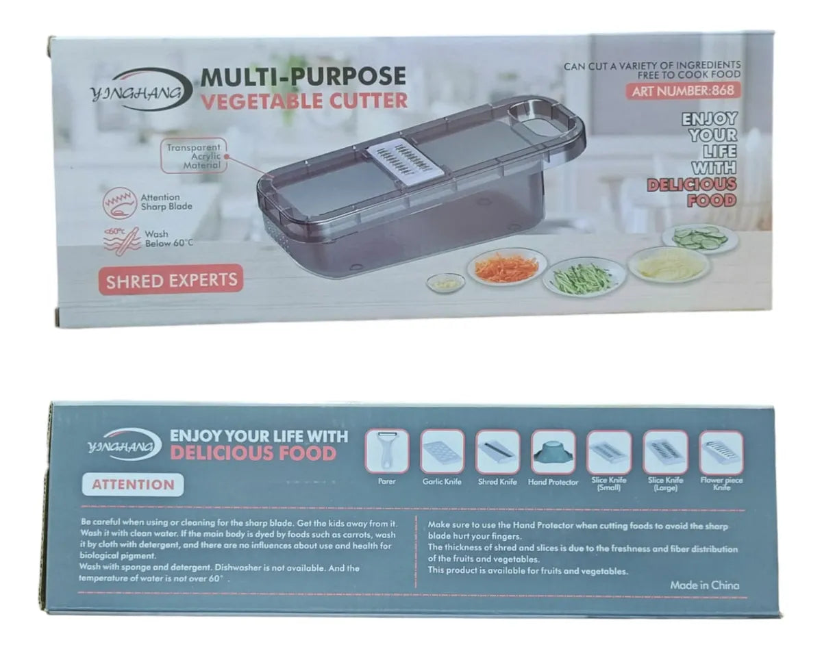 قطاعة خضار ماندولين ومبشرة - 5 في 1!