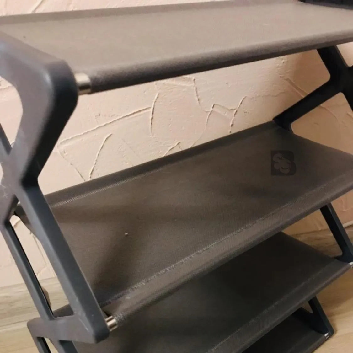 منظم أحذية عمودي 4 أرفف  49.5×42×18.5 سم – حل مثالي لتوفير المساحة!