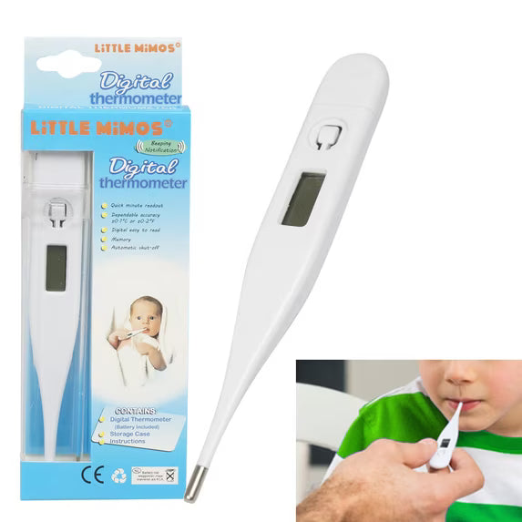 BabyLy LCD Digital Thermometer for Babies and Adults, Underarm Thermometer, Medical
