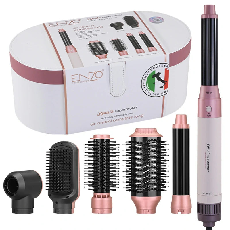 بكج ENZO دايسون 6 في 1 إصدار Supersonic مع Airwrap للتجفيف والتصفيف والتمليس والتجعيد