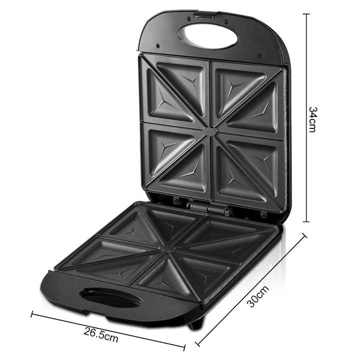محمصة إفطار جديدة منR.2290H RAF Big 4 Slice غير لاصقة، ماكينة صنع الساندويتشات15واط