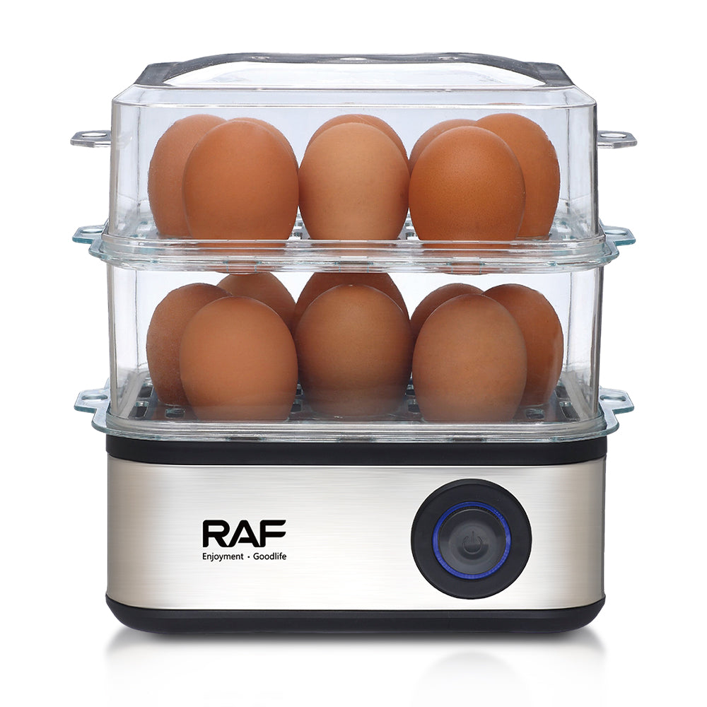 RAF R.0073 Electric Egg Boiler – 2 Layers, 16 Egg Capacity