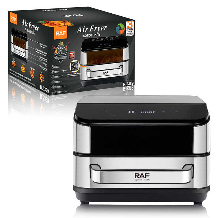 RAF R.5389 صانعة الخبز والبيتزا تصميم جديد رائع 1700 واط مقلاة هوائية متينة متعددة الأغراض عالية الجودة وسهلة التنظيف