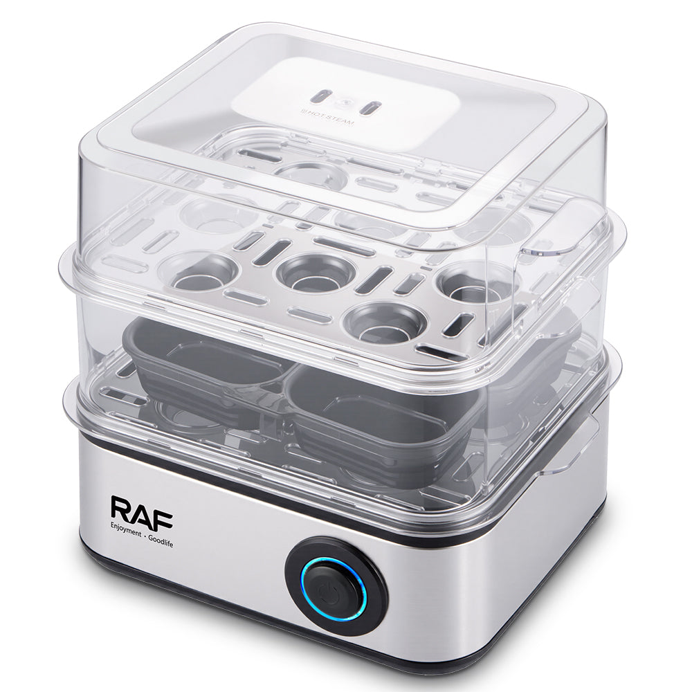 RAF R.0073 Electric Egg Boiler – 2 Layers, 16 Egg Capacity
