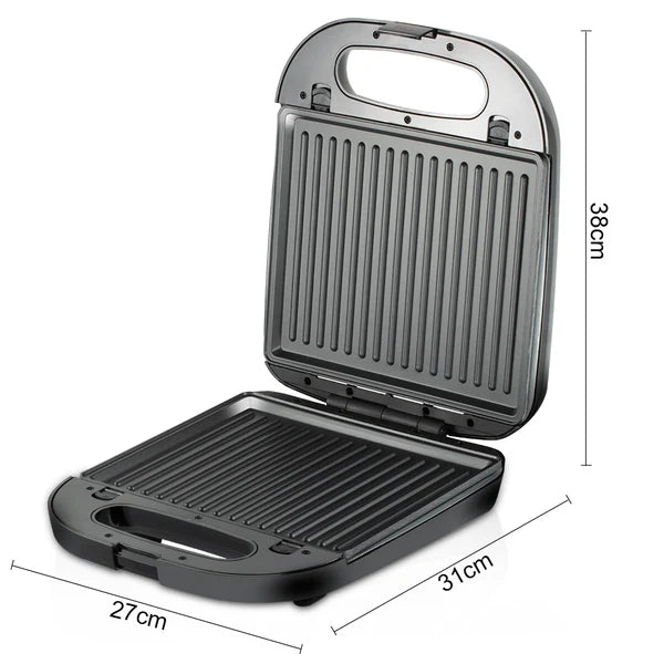 RAF R.2221 - 3-in-1 Sandwich Maker with 1400W Power and Double Heating